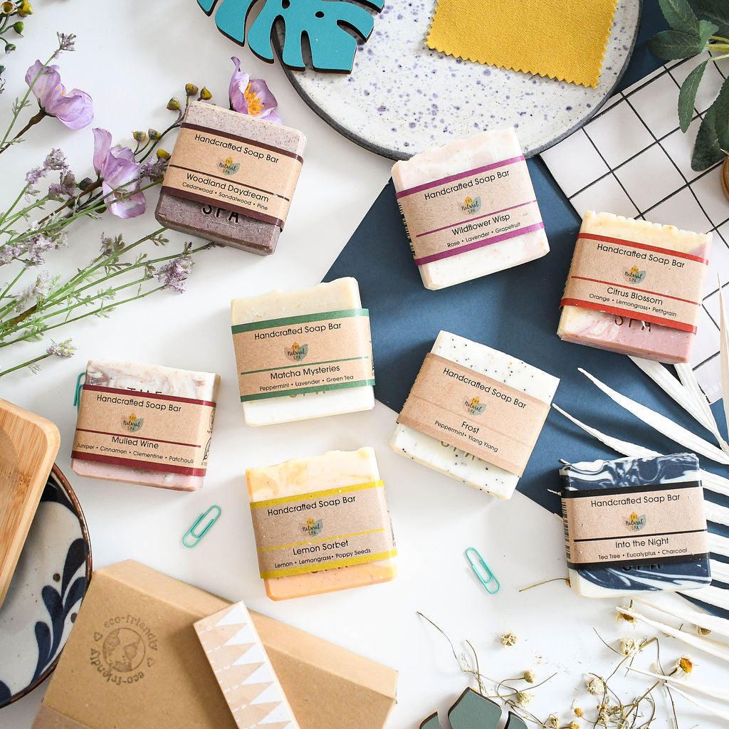 Natural Spa Essentials - Soap bars - 8 x 100g bars