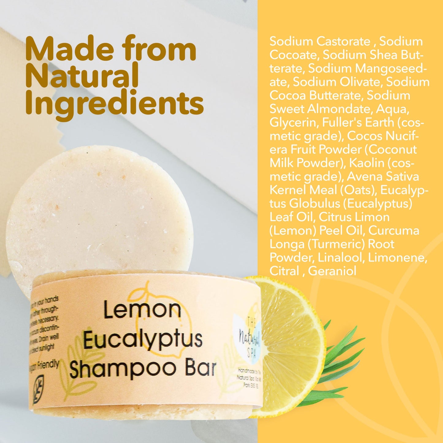 Eucalyptus Lemon Shampoo bar