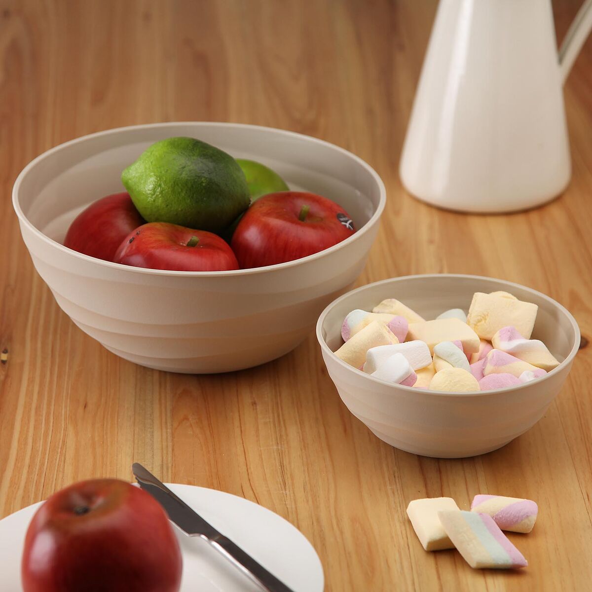 Salad Bowl Versa White polypropylene 10,5 cm-1