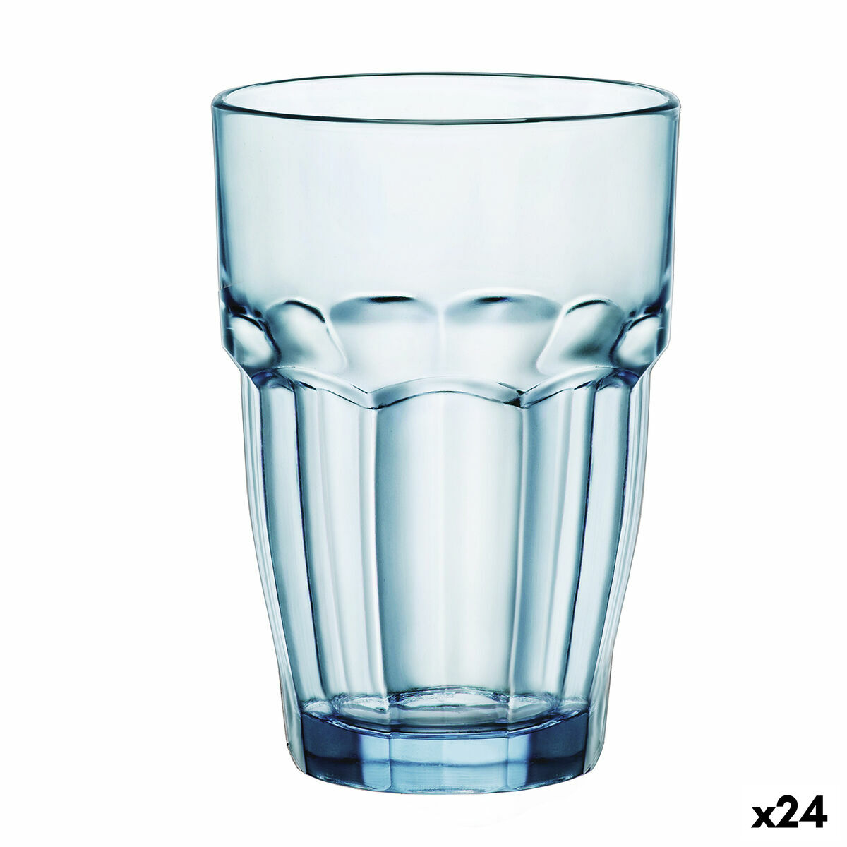 Glass Bormioli Rocco Rock Bar Blue Glass 370 ml (24 Units)-0