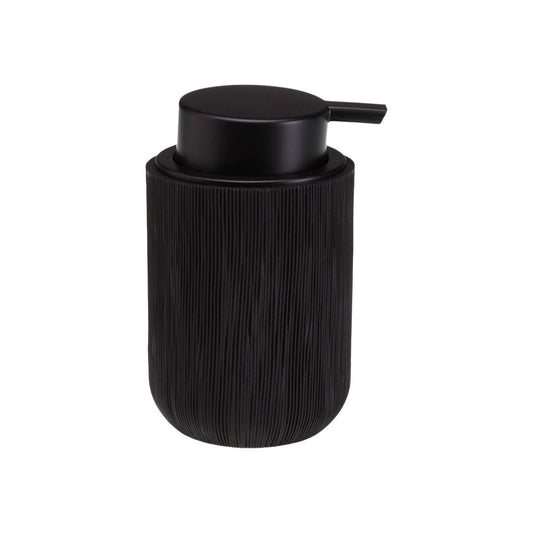 Soap Dispenser Versa Black Resin ABS 8 x 13 x 8 cm