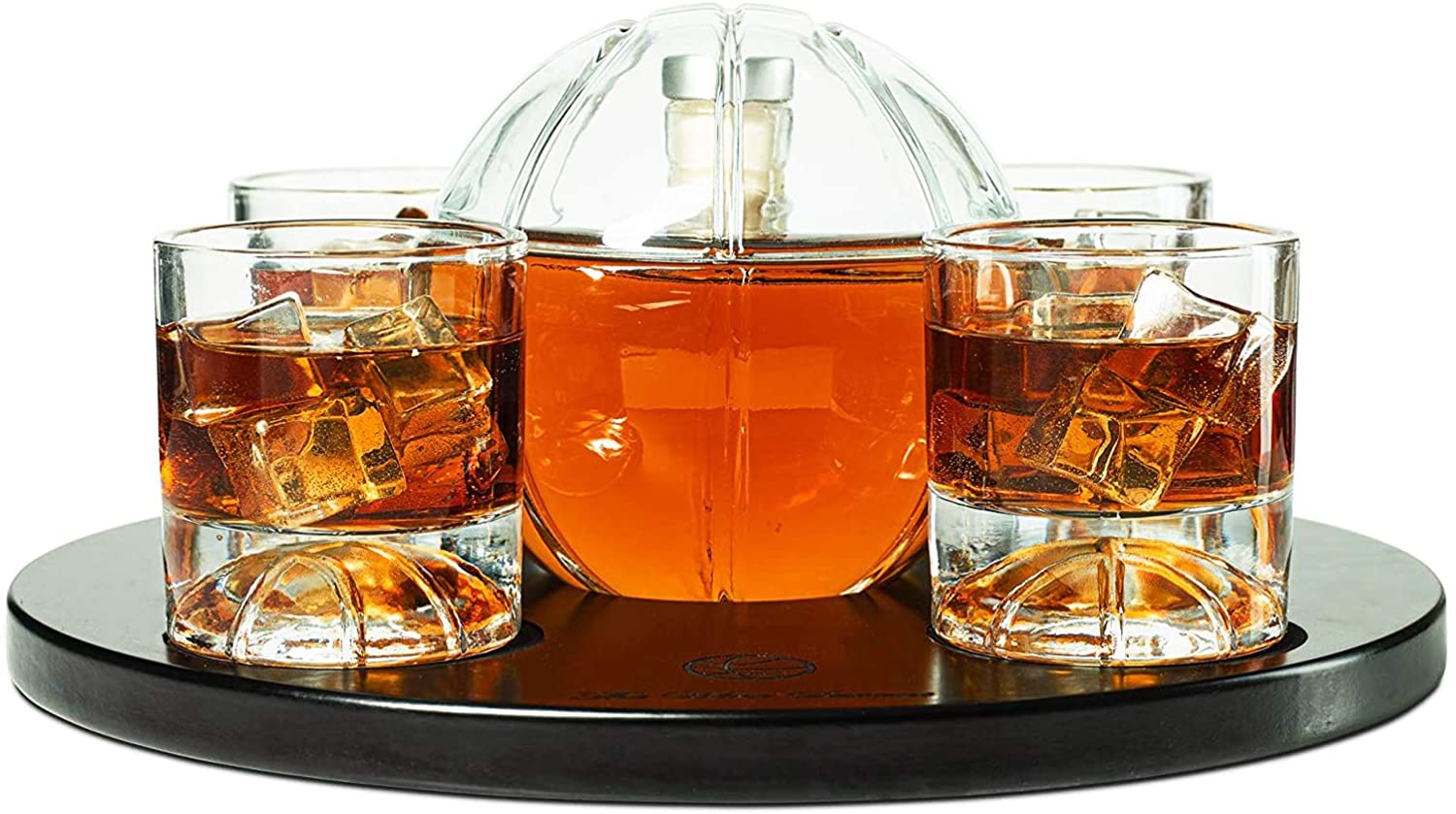Basketball Decanter Set, Whiskey Scotch or Bourbon Decanter Perfect for Basketball Enthusiasts by The Wine Savant-4