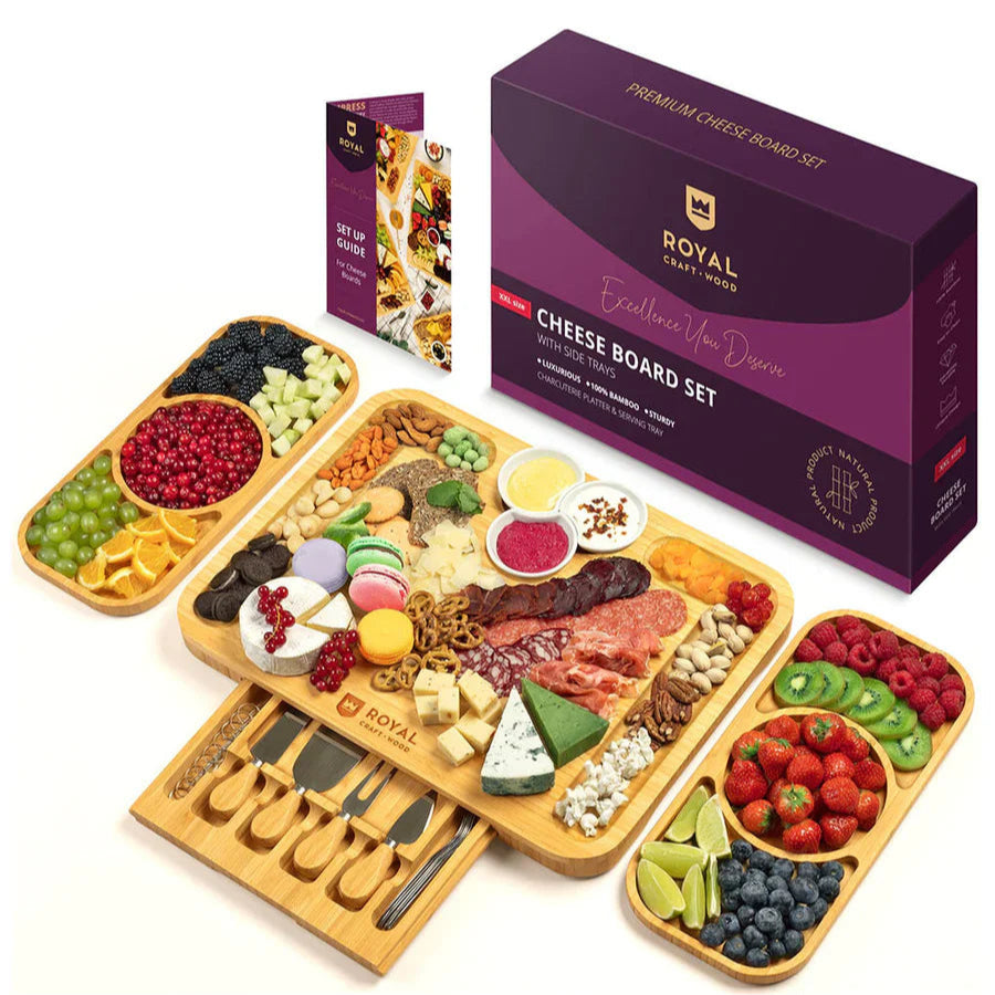 The Ultimate Holiday Bundle Gift Set Of 4 with Charcuterie Board